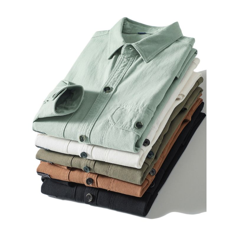 American Retro Long Sleeve Spring and Autumn Full Cotton Casual Parka