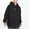 Vans Logo Loose Fit Hoodie Unisex Tops Black VN000BYNBLK