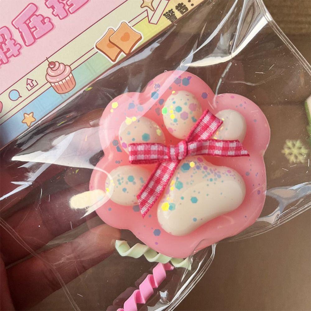 

Kneading Cartoon Fidget Toy Slow Rebound Cat Paw Pinch Toy Cat Paw Squeeze Toy Kids Tricky Doll style K