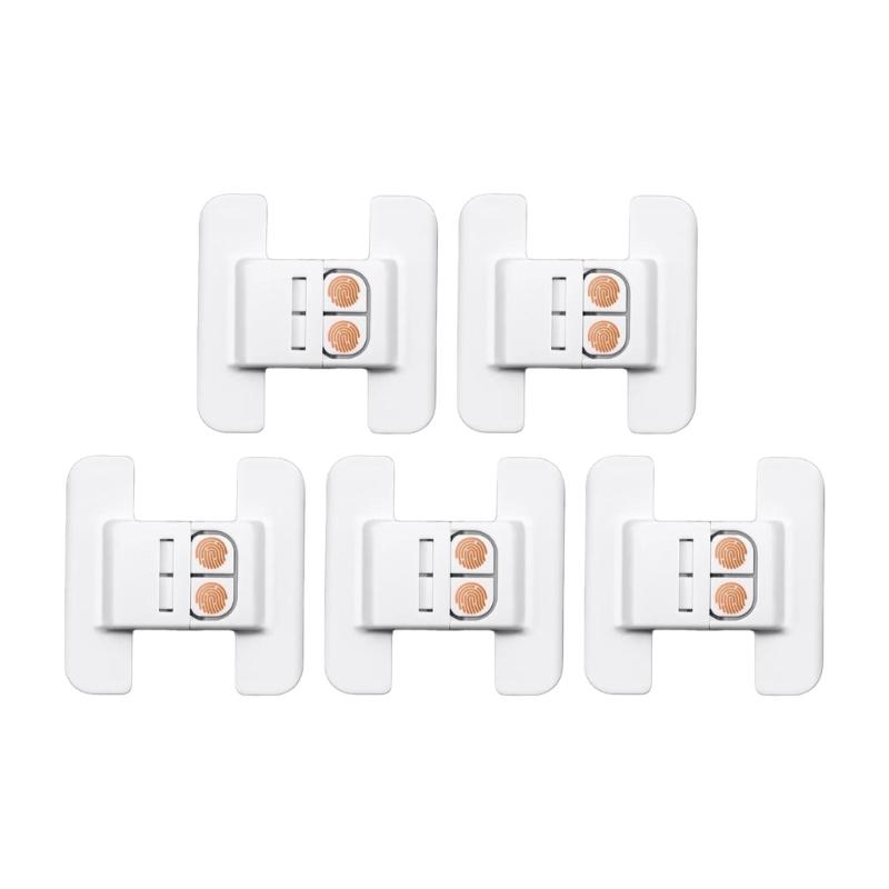 

5PCS Automatic Fridge Door Closer Adhesive for Kitchen Cabinets Drawers Secure Closure Energy Saving Household Essential 1