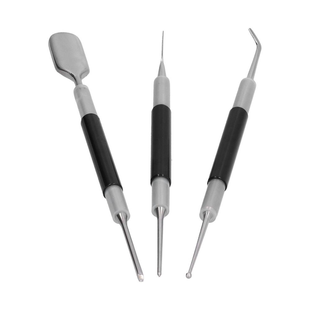 3PCS Set Stainless Steel Latte Art Needle Spoon & Lance Espresso Latte Tools Latte Art