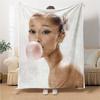 Bubble Gum Beauty Blanket Soft Throw Blanket For Home Bedroom Bed Sofa Travel Office Solid Christmas Blanket