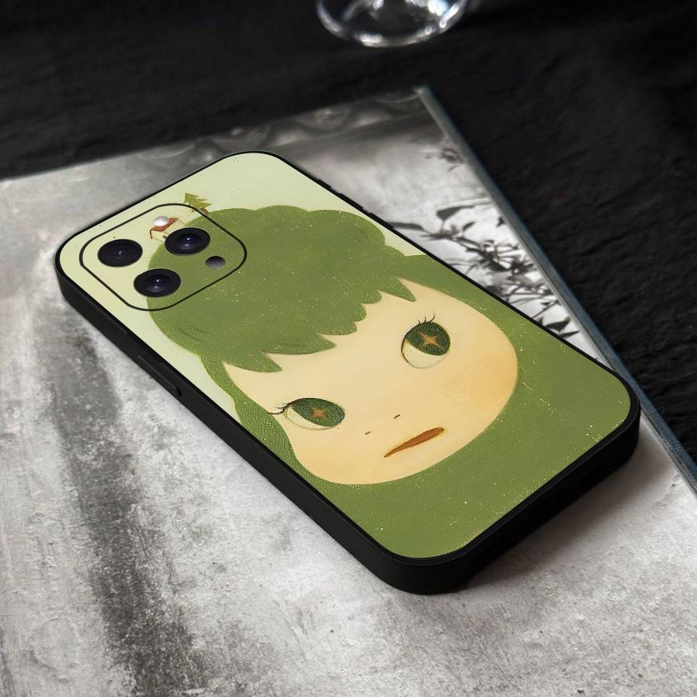 Yoshitomo Nara Phone Case Silicone Soft For IPhone 17 Air 16 15 14 13 12 11 Plus Pro Max Plus