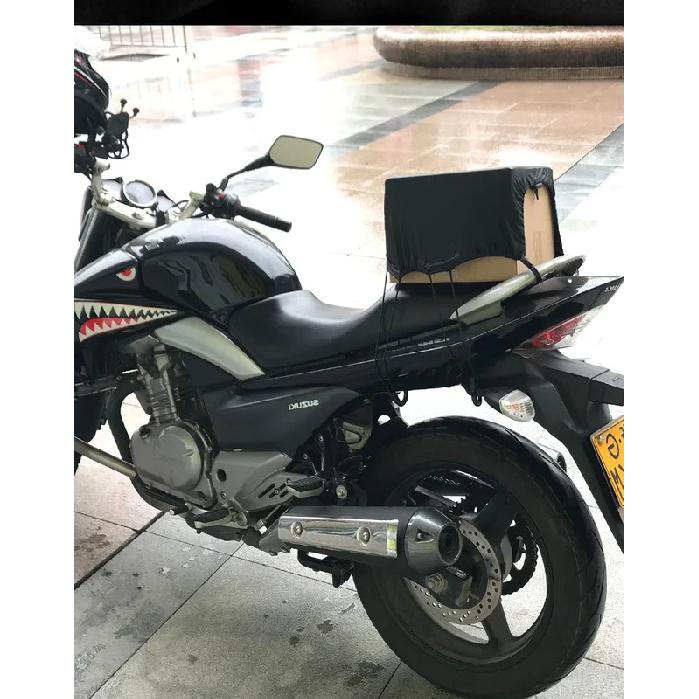 Protable Motorcycle Luggage Net Waterproof Elastic Mesh Pocket Outdoor Riding Cargo Net Helmet Cover Motorcycle Accessories