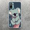 Koala Kawaii Cute Animal Print Soft Case for Xiaomi Redmi Note 14 13 12S 11S Phone Shell 10 Pro Plus 11E 11T 12 11 10S 5G Cover