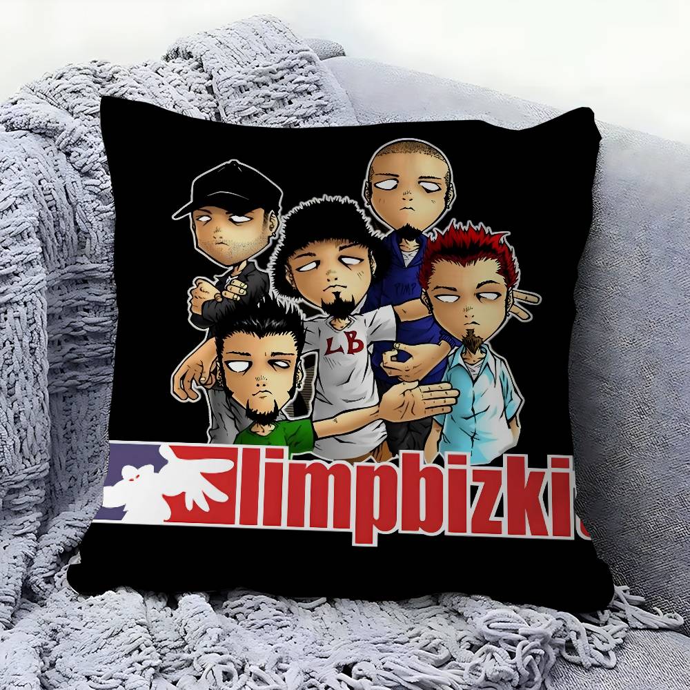 Band Limp Bizkit Decorative Room Aesthetics Pillow Case Home Decor Bedroom Sofa Bed Couch Pillow Cover 45x45