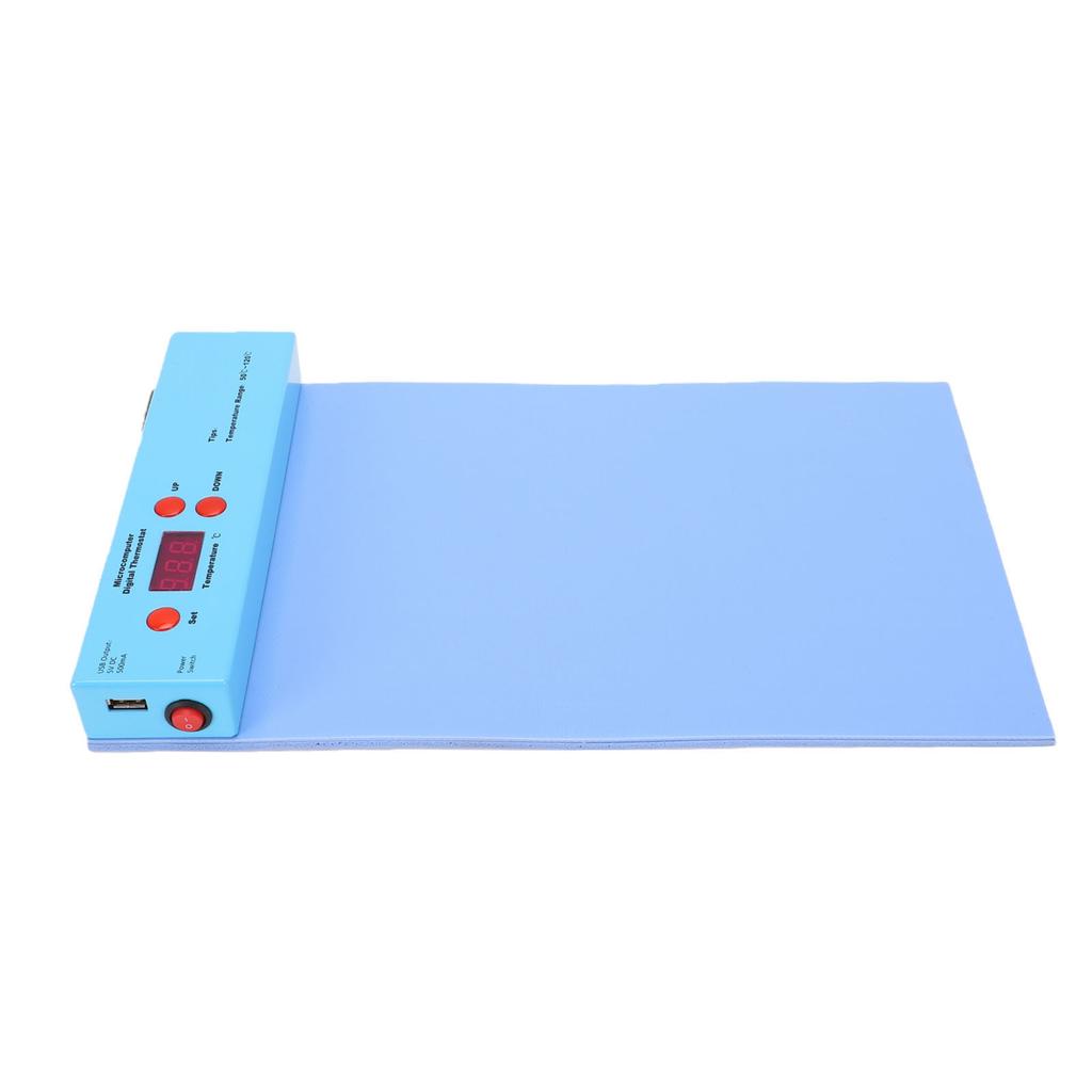 LCD Screen Heating Pad Adjustable Temperature Heating Mat for Phone Tablet Screen Repair US Plug