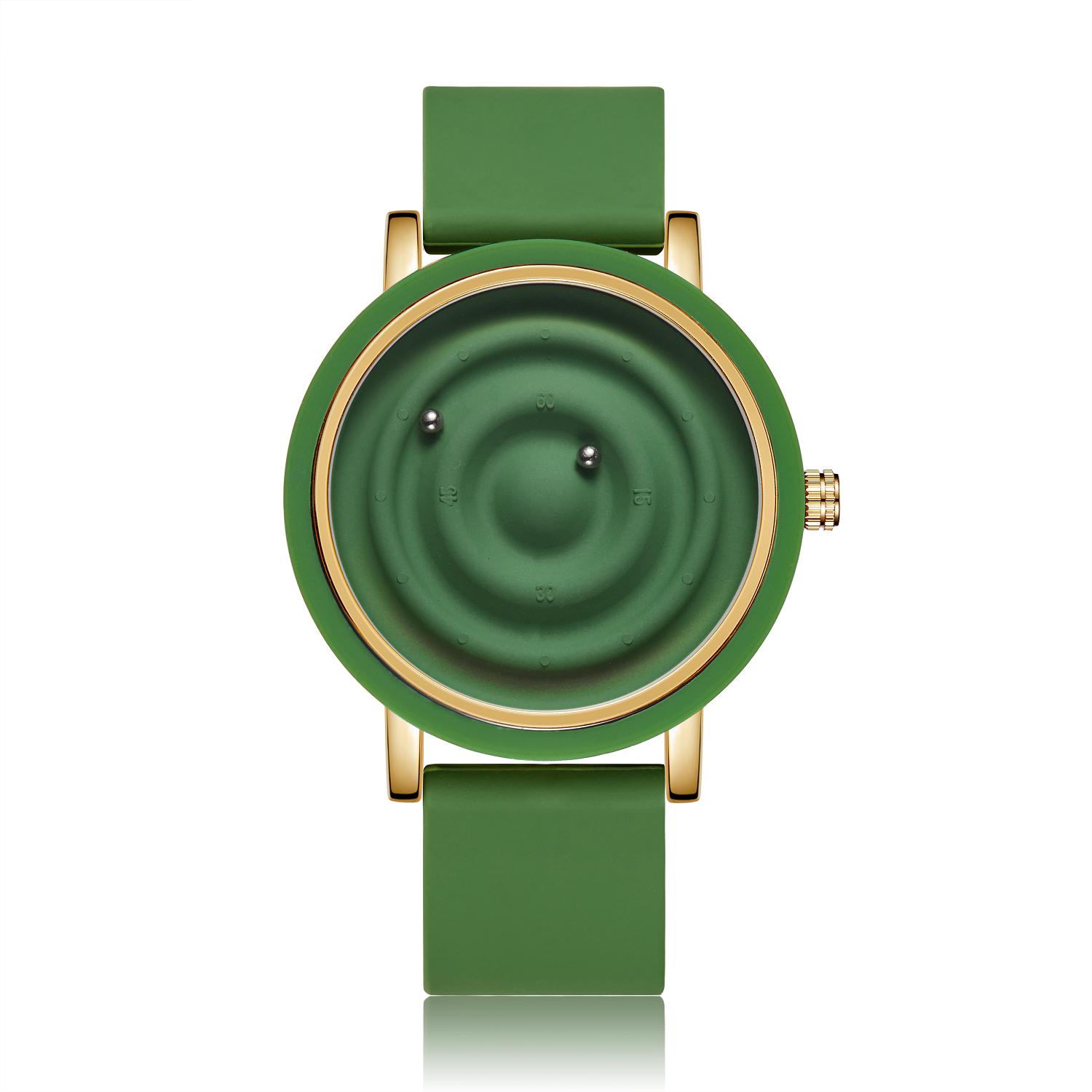 

Персонализированные модные плавающие магнитные стрелки, креативные простые водонепроницаемые кварцевые часы со свободным шарикоподшипником, студенческие женские мужские No