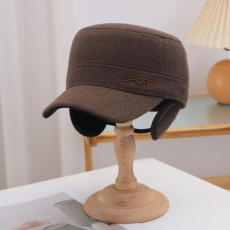 Korean Style Fashion Trend Baseball Hat Men's New Autumn and Winter Outdoor Warm Baseball Cap Retro