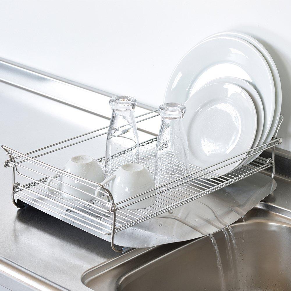 Wahei Freiz Dish Drainer with Draining Tray, Made in Japan
