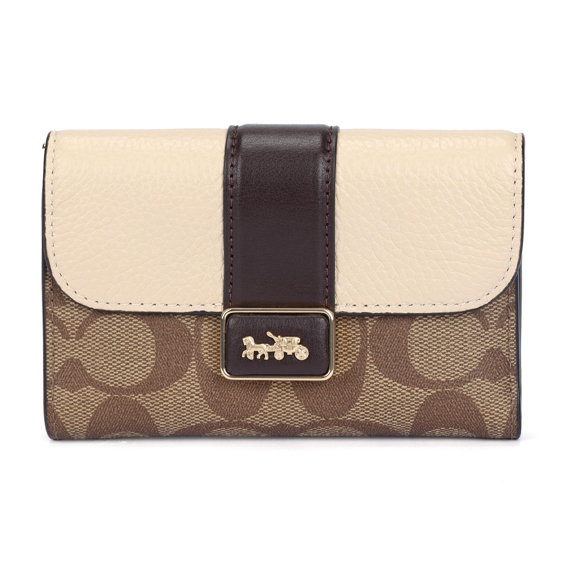 Coach Mini Cally Crossbody Bag Women Signature Canvas Shoulder Handbag CC060-IMOTV Basic Set (Bag+Dust Bag)