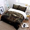Viking Warrior Print 3-Piece Bedding Set Bedding set (1 duvet cover, 2 pillowcases, duvet not included)