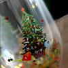 1PCS Double-Wall Christmas-Themed Heat-Resistant Glass Mug Beautiful Cup for Coffee Water Ideal Bar Drinkware Christmas Gift
