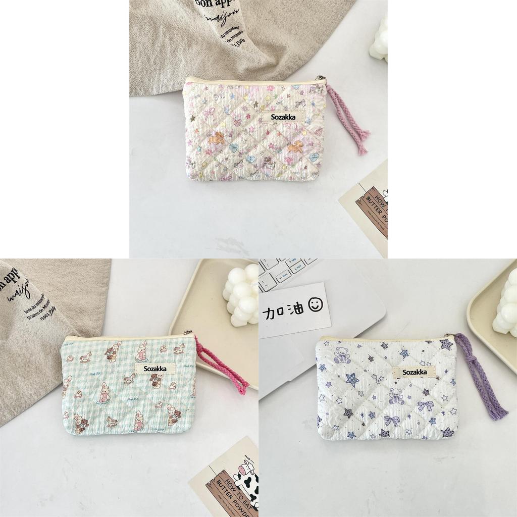 Cartoon Character Polyester Travel Organizer With Embossed Pattern For Women