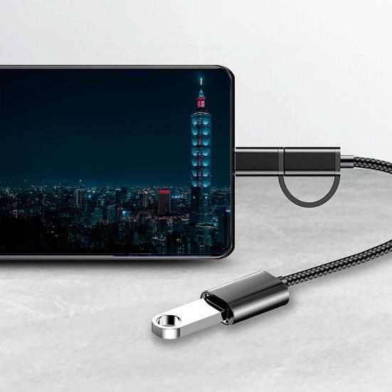 OTG Converter Cable Stable Output Universal Quick Transmission Mini Plug Play USB Type-C
