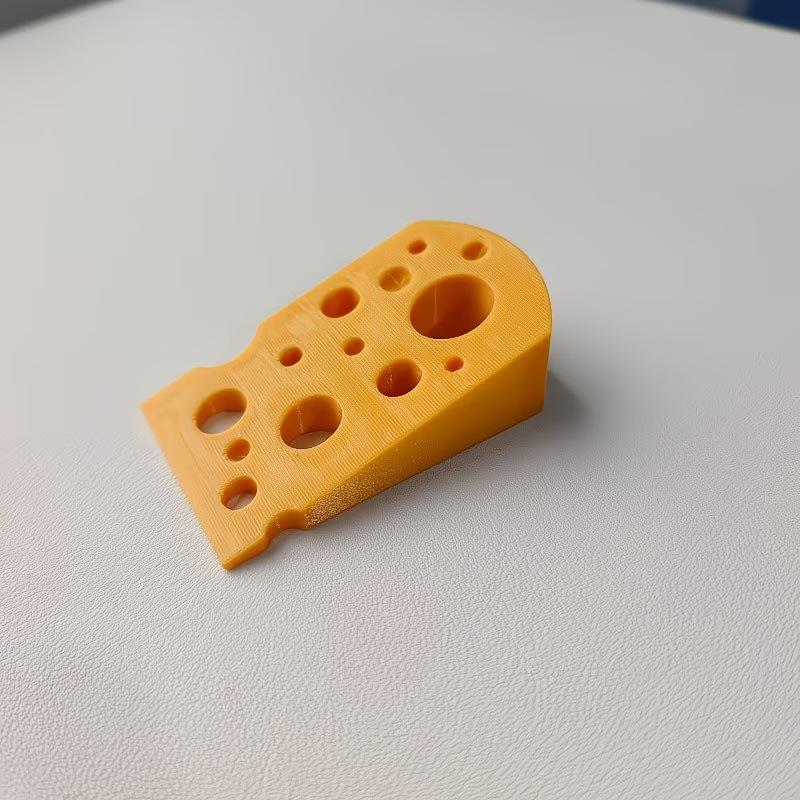 Cheese Shape Decorative Door Stop Non-Slip No Drilling Door Stopper Anti Collision Door Bumper For Home&Bedroom