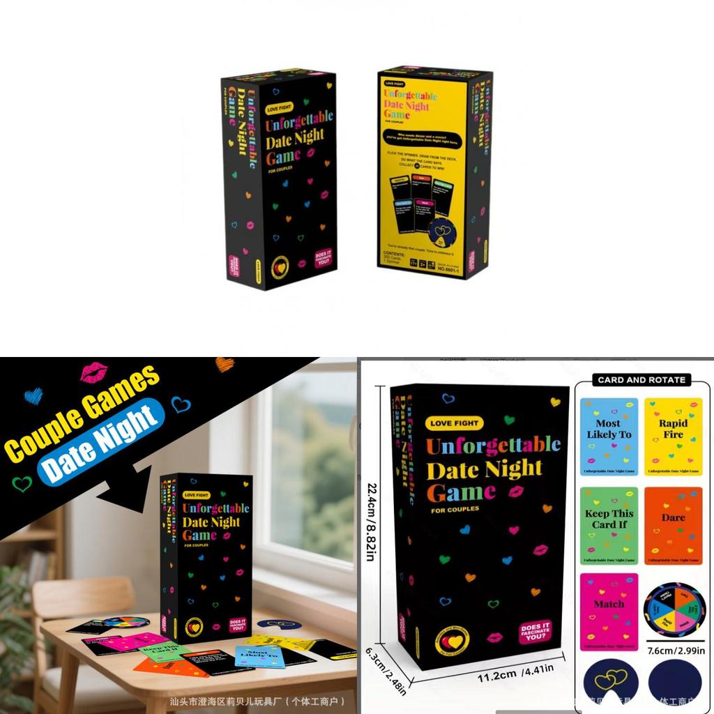 The Ultimate Date Night Game With Visual And Cognitive Skills For Indoor Romantic Play