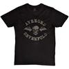 Avenged Sevenfold - Classic Deathbat Hi Build Logo - Black T-shirt