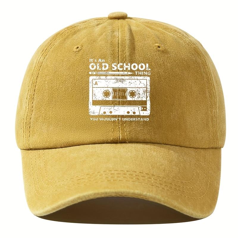 Retro Washed Baseball Cap Soft Top Dad Trucker Hat Adjustable Visor