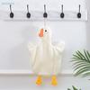Gänseförmiges Korallenfleece-Handtuch, zum Aufhängen, saugfähiges Taschentuch