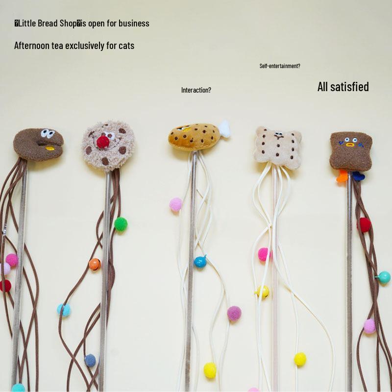 Newcomer Discount: Interactive Cat Toy - Plush Tassel & Sounding Rod