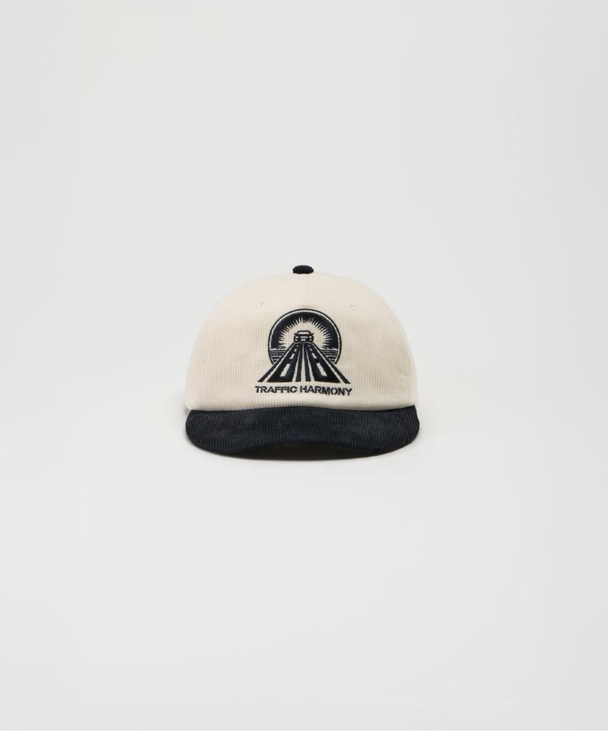 Teulaepighamoni Corduroy Round Logo Deep-Fit 5-Panel Cap_Black