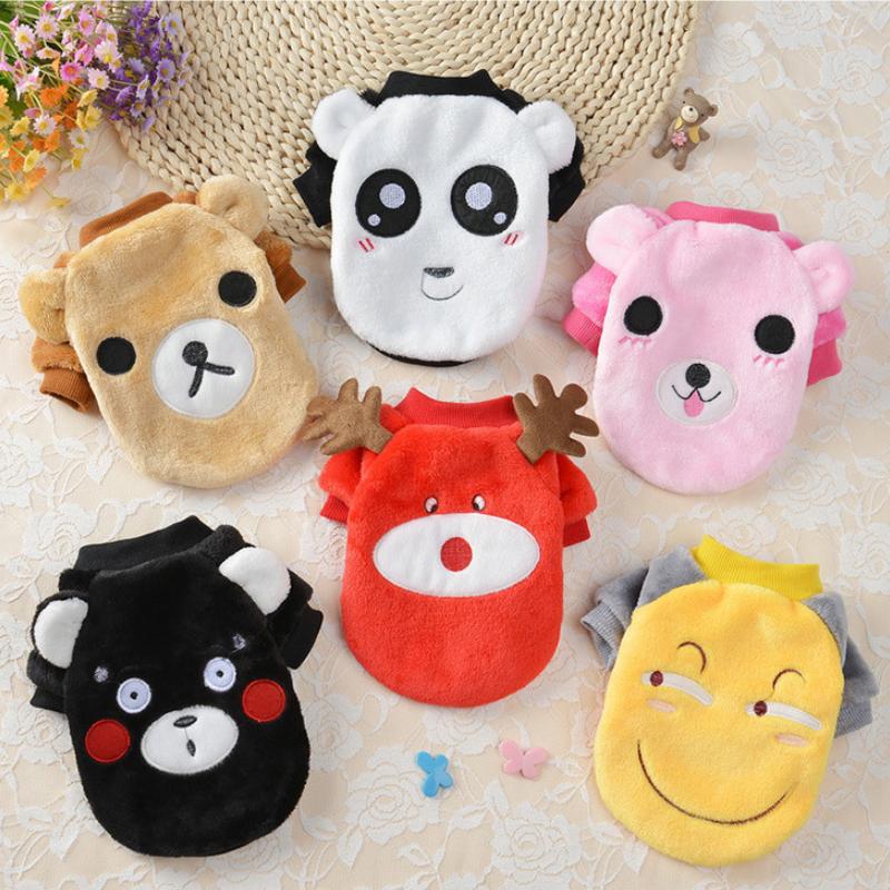 Flanelové oblečky pro psy Podzim Zima Oblečení pro malé psy Měkké Oblečení pro štěňata Čivava Yorkshire Oblečení Psí doplněk