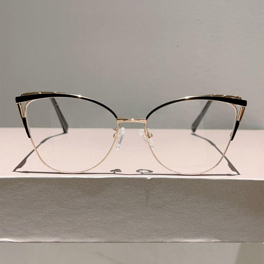 Transparent Square Frame Myopia Glasses Retro Large Frame Eyewear Anti-blue Light Glasses  Student