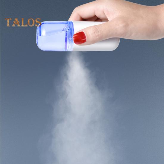 Mini Travel Steamer Cordless Lightweight USB Rechargeable Portable Handheld Steamer for Easy Refill Micro-Particle Mist Skin Hydration