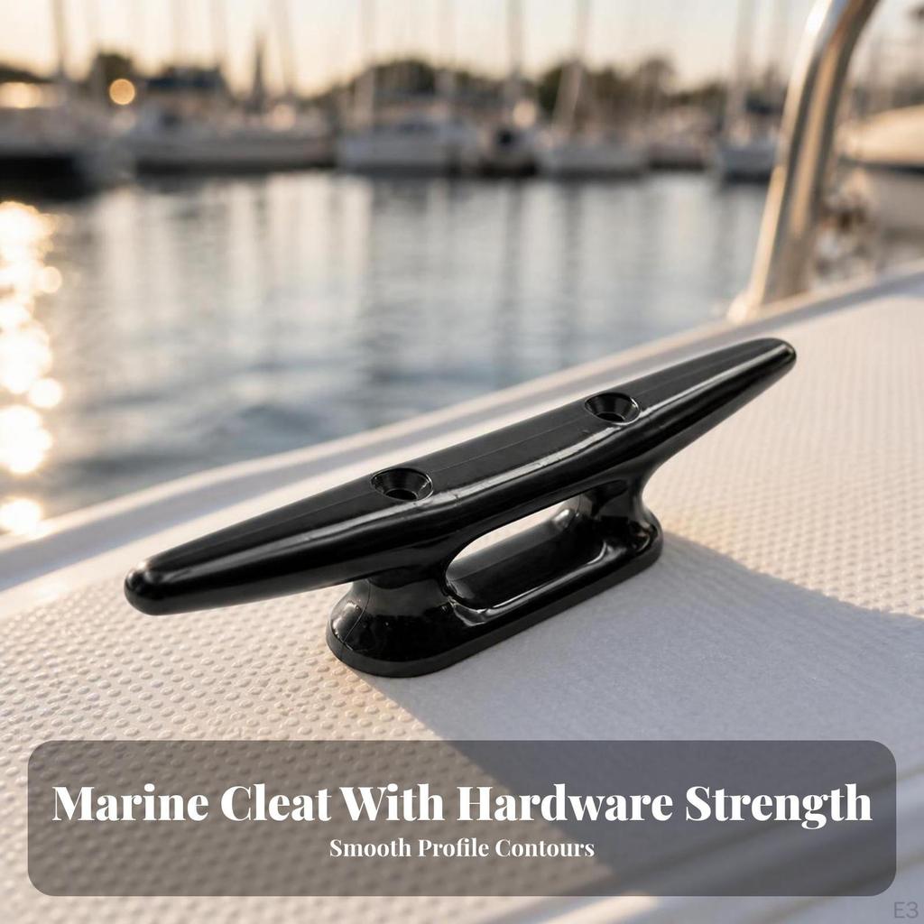 Lightweight Boat Cleat | RustResistant Construction, Molded OnePiece Design, Dock Cleat, for Boats 3