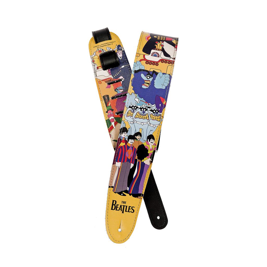The Beatles Vegan Strap 25LB06 Yellow Submarine D'Addario