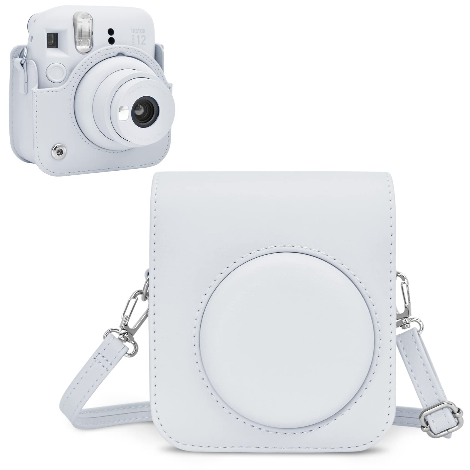 

Rieibi instax mini 12 instax mini 12 case Fujifilm instant camera instax mini 12 case instant camera 12 case instax mini 12 protective cover instax білий