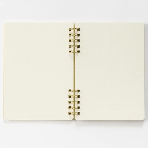 Nakabayashi Swing Logical W Ring Notebook Furukawa Shiko/Otome Time A6/Grid 5mm/80 Sheets Tea Time NW-A617-4