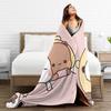 Bubu and Dudu Blanket Velvet Panda And Brownie Bear Couple Warm Throw Blanket for Bedding Couch Bed Rug