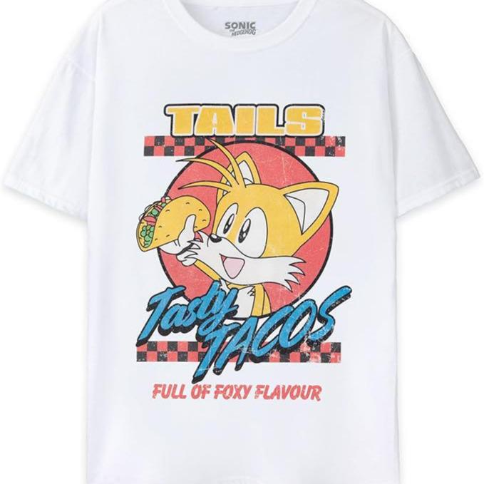 Men's Sonic the Hedgehog White Short Sleeve T-Shirt