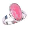Natural Rhodochrosite Gemstone Handmade 925 Solid Sterling Silver Ring S.9 d7W34