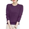 Women's Fashionable And Versatile Knitted Bottoming Shirt