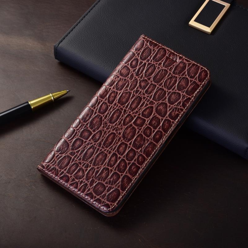 

Для iPhone 16 15 14 11 12 13 Pro Max Plus Mini Флип-чехол для телефона из натуральной кожи iPhone 16 Pro темно-коричневого