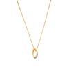 Hermes Mini Pop H Brand Logo Gold Plated Metal Necklace Women Necklace H147992F 05