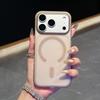 Clear Frosted PC For Magsafe Phone Case For iPhone 17 Air 16 15 14 Plus 13 12 11 Pro Max 17 Pro Magnetic Wireless Charge Cover