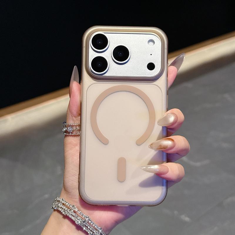 Clear Frosted PC For Magsafe Phone Case For iPhone 17 Air 16 15 14 Plus 13 12 11 Pro Max 17 Pro Magnetic Wireless Charge Cover