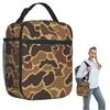 Enten Tarnung Isolierte Lunchtasche für Damen Kinder Auslaufsichere Lebensmittelboxen Thermische Lunchbox Tragetasche