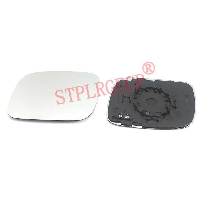 Passenger Driver Side Left or Right Door Side Heated Wing Mirror Glass Lens for Volkswagen Touareg 7L Pre-facelift 2002-2006