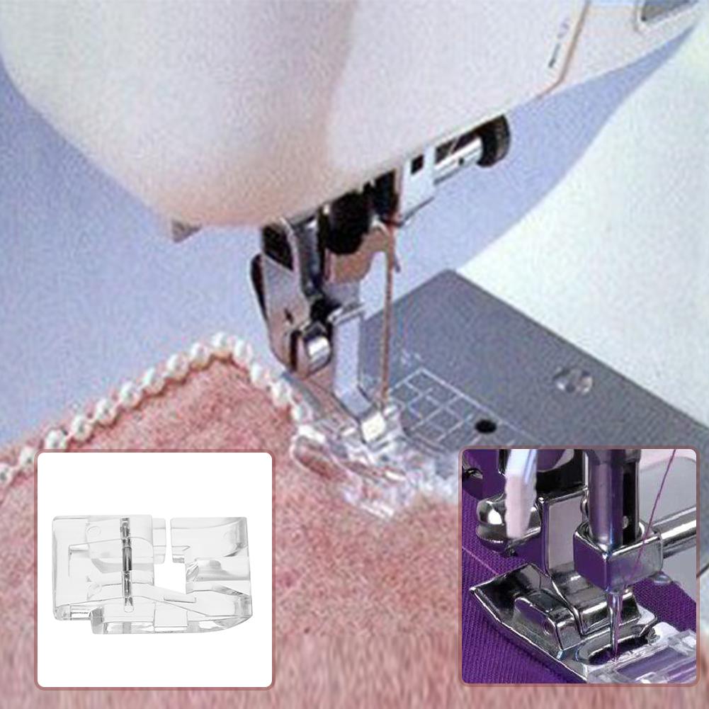 Sewing Machine Presser Foot Wear Resist Round Bead Presser Foot Household Machine Presser Foot for Quilting Mending Patchwork