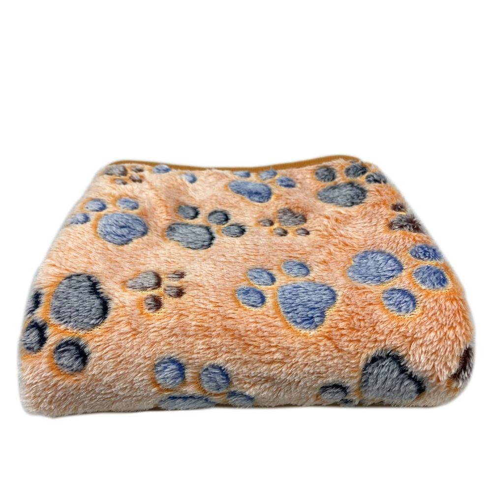 Dog Blankets Cat Soft Fluffy Fleece Pet Blanket Warm Cute Print Design Puppy Kitten Doggy Paw Small