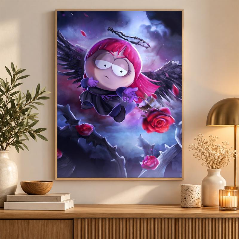South Park Diamond Painting Kit 5D Full Drill DIY Diamond Mosaic Wall Art Home Decor