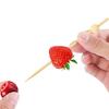 200pcs Fruit Skewers Set Food Stick Decorative Appetizers Toothpicks for Parties