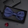 Geschenkbox Herren Fliege Männlich Trauzeuge Bräutigam Bordeauxrote Fliege Formelle Hochzeit Britische Koreanische Version Fliege