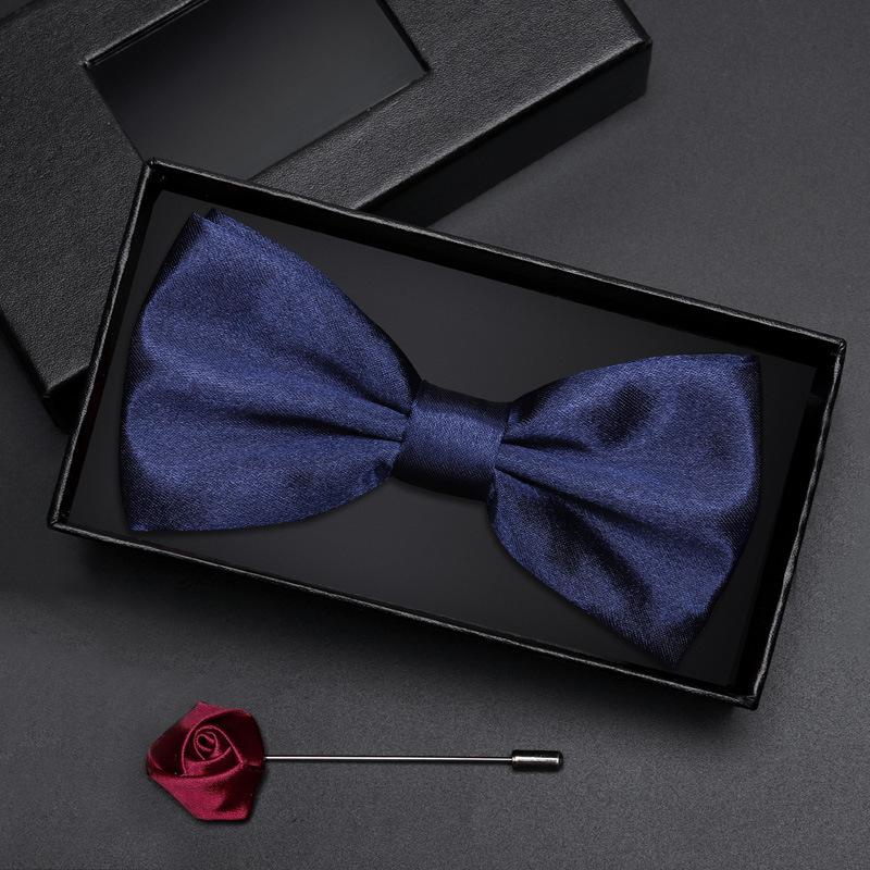 Geschenkbox Herren Fliege Männlich Trauzeuge Bräutigam Bordeauxrote Fliege Formelle Hochzeit Britische Koreanische Version Fliege