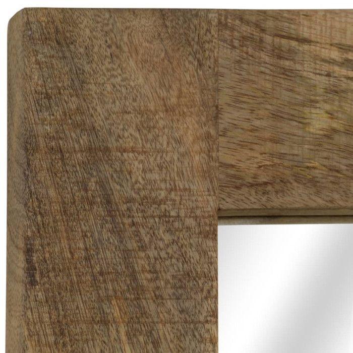 VidaXL Miroir Bois massif de manguier 50 x 110 cm